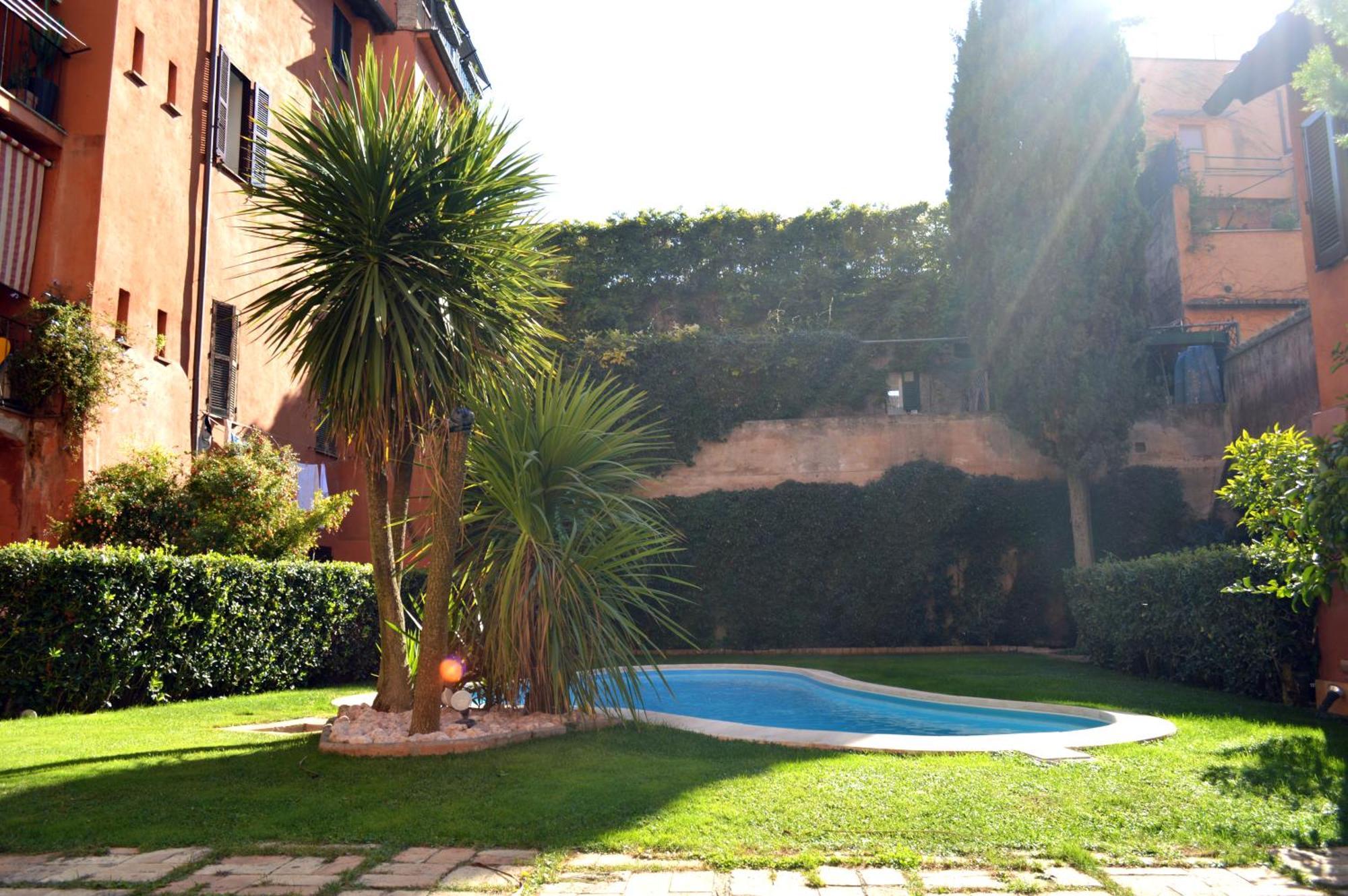 Ferienwohnung Monolocale Con Piscina A Trastevere Rom Exterior foto